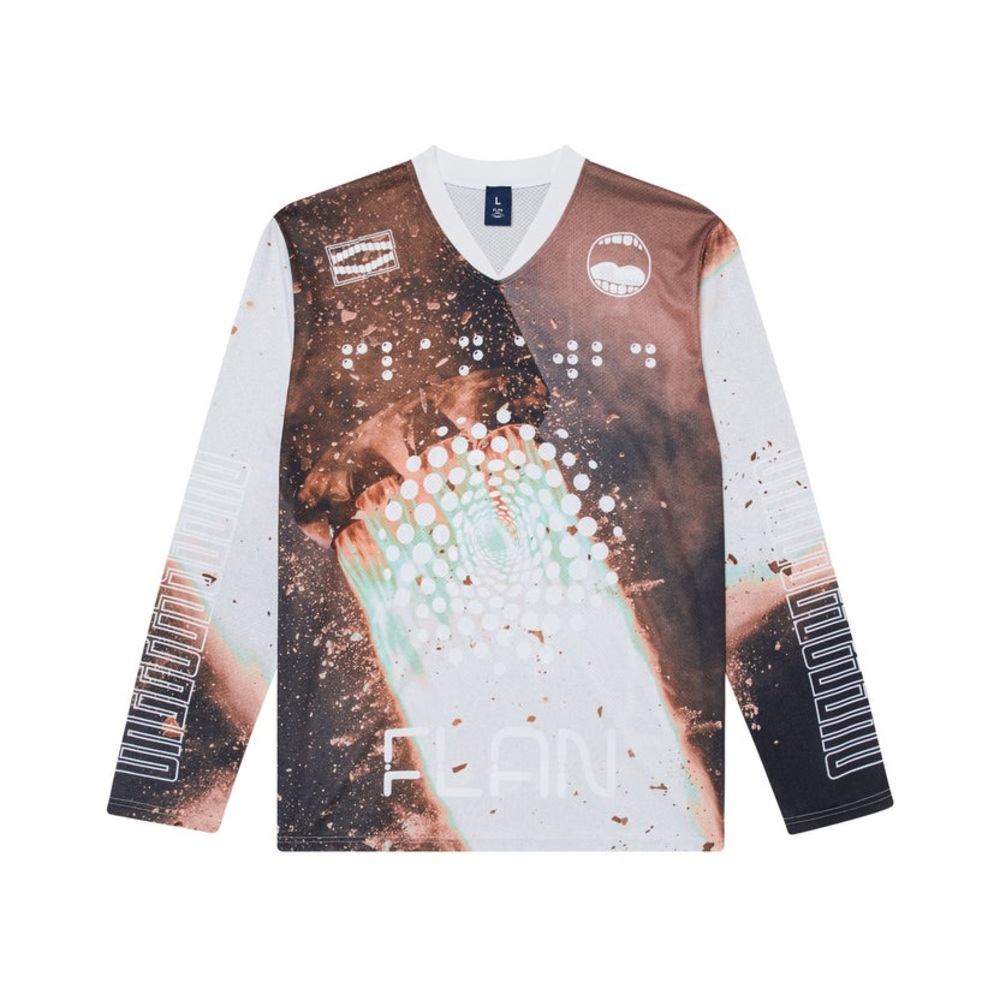 FLAN Labs rocket soccer jersey